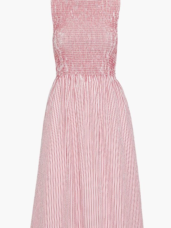 Hill House Dresses & Skirts - NWT Hill House Home Cosima Nap Dress - Red Ticking Stripe Size L